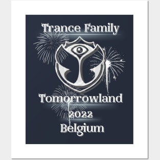 Trance Family.Tomorrowland 2022 Belgium.White Posters and Art